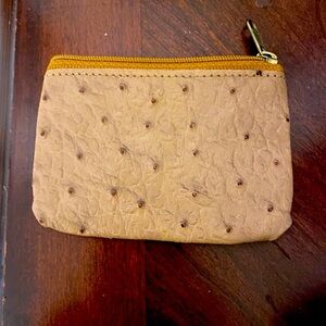 Ostrich coin purse